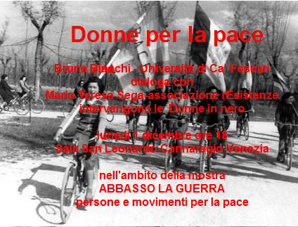 donne per la pace